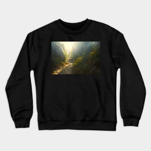 Magic Forest Path Crewneck Sweatshirt